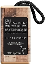 Düfte, Parfümerie und Kosmetik Seife am Seil mit Hanf und Bergamotte - Baylis & Harding The Fuzzy Duck Hemp & Bergamot Soap