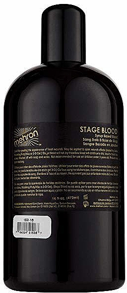 Künstliches Blut - Mehron Makeup Stage Blood Bright Arterial — Bild N4