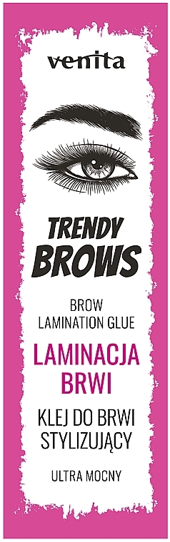 Augenbrauenkleber - Venita Trendy Brows Brow Lamination Glue — Bild N1