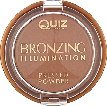 Kompakter Make-up-Bronzer-Puder - Quiz Cosmetics Bronzing Illumination Powder — Bild N2