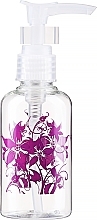 Flasche mit Spender 75 ml Lila Blumen - Top Choice — Bild N1