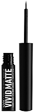 Flüssiger matter Eyeliner - NYX Professional Makeup Vivid Bright Liquid Eyeliner — Bild N1