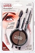 Düfte, Parfümerie und Kosmetik Augenbrauen-Set - Kiss Beautiful Brow Kit