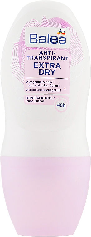 Extra Antitranspirant Roll-On Deodorant - Balea Deo Roll On Antiperspirant Extra Dry — Bild N1