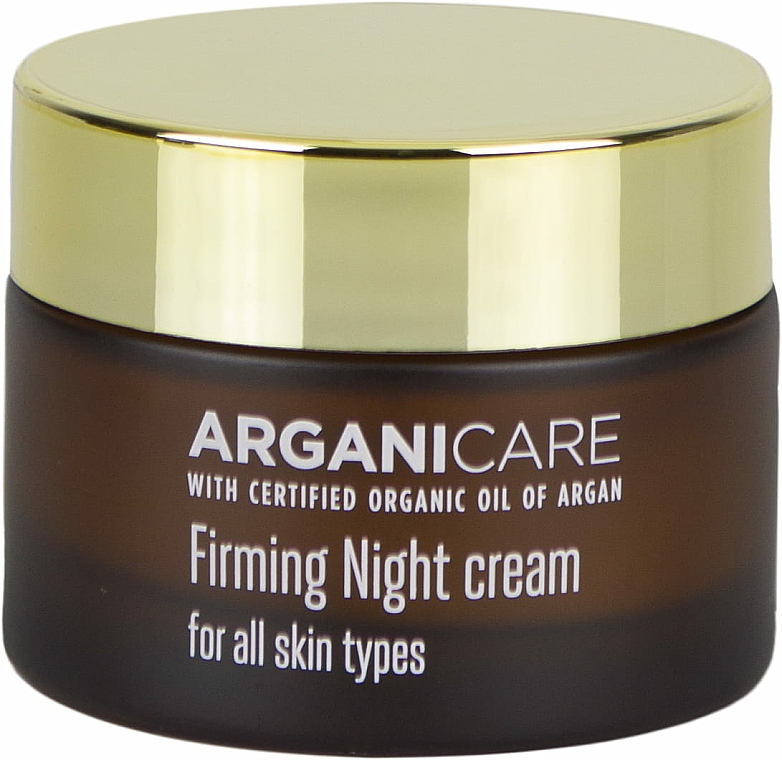 Straffende Nachtcreme mit Arganöl für alle Hauttypen - Arganicare Shea Butter Firming Night Cream