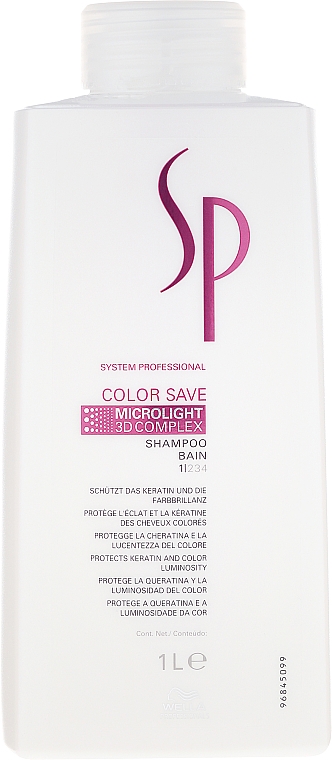 Farbschutzshampoo für coloriertes Haar - Wella SP Color Save Shampoo — Bild N3