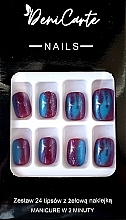 Quadratische Nagelspitzen, 24 Stück - Deni Carte Nails 7011 — Bild N1