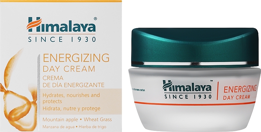 Pflegende, feuchtigkeitsspendende, energiespendende und schützende Tagescreme für das Gesicht - Himalaya Herbals Energizing Day Cream — Bild N2