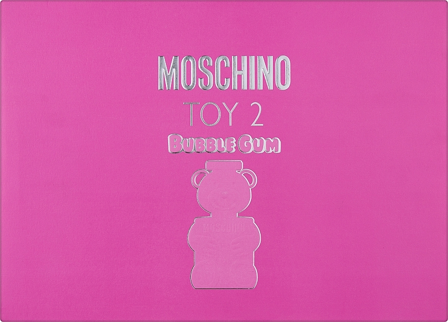 Moschino Toy 2 Bubble Gum Set - Duftset (Eau de Toilette 100ml + Eau de Toilette 5ml + Körperlotion 100ml + Duschgel 100ml) — Bild N1