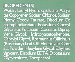 Sanftes schäumendes Gesichtsreinigungsgel mit Molchschwanz-Extrakt und Rosmarinblattöl - Mizon Pore Fresh Mild Acid Gel Cleanser — Bild N7