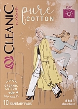 Slipeinlagen reine Baumwolle 10 St. - Cleanic Naturals Pure Cotton Day Sanitary Pads — Bild N1