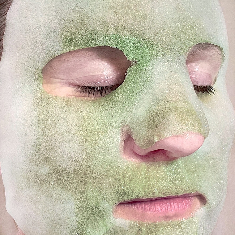 Gesichtsmaske - Stay Well Deep Cleansing Bubble Green Tea — Bild N2