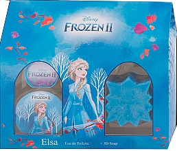 Düfte, Parfümerie und Kosmetik Disney Frozen II Elsa Gift Set - Duftset für Mädchen (Eau de Toilette 50ml + Seife 50g)