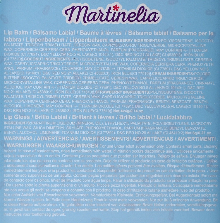 Martinelia Yummy Sweet Tin (lip/balm/4x4g + lip/gloss/1pc) - Martinelia Yummy Sweet Tin (lip/balm/4x4g + lip/gloss/1pc) — Bild N3