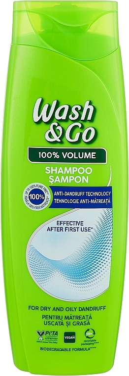 Shampoo gegen Schuppen - Wash&Go 100% Volume — Bild N2