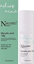 Nachtpeeling-Serum gegen Akne mit 10% Glykolsäure - Nacomi Next Level Glycolic Acid 10% — Bild N2