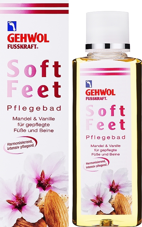 Feuchtigkeitsspendendes Fußbad Mandel und Vanille - Gehwol Fusskraft Soft Feet Nourishing Bath Almond&Vanilla — Bild N2