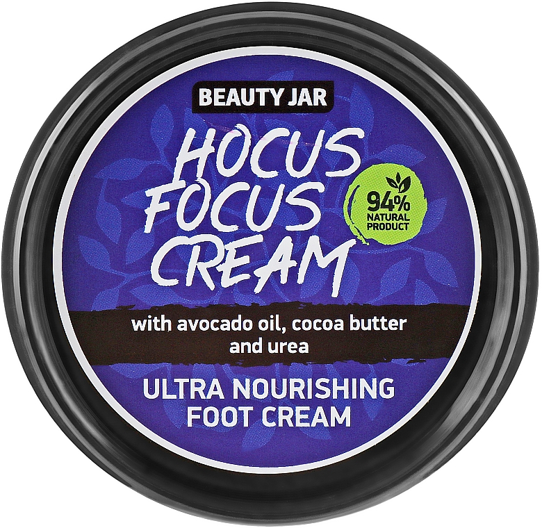 Extra pflegende Fußcreme mit Avocadoöl, Kakaobutter und Harnstoff - Beauty Jar Hocus Focus Cream Ultra Nourishing Foot Cream — Bild N2