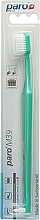 Zahnbürste mittel M39 grün - Paro Swiss Toothbrush (mit Plastikhülle) — Bild N1