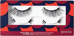 Düfte, Parfümerie und Kosmetik Falsche Wimpern - Black Up Magnetic False Lashes Full Strip S