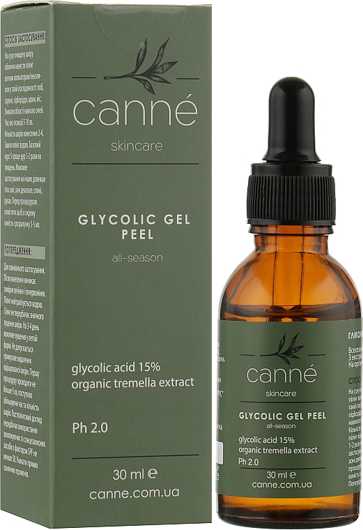 Glykolisches Gesichtspeeling - Canne Glycolic Gel Peel — Bild N2