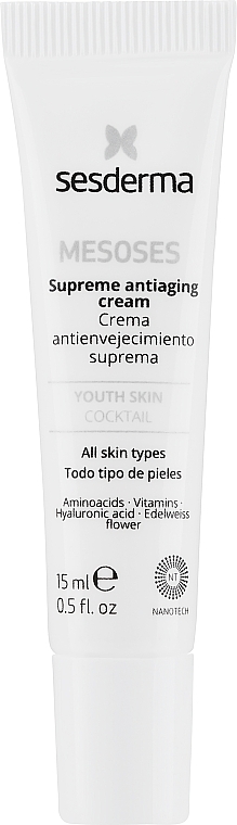 Anti-Aging-Gesichtscreme - SesDerma Mesoses Supreme Antiaging Cream — Bild N4