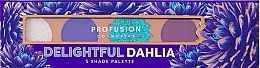Düfte, Parfümerie und Kosmetik Lidschatten-Palette - Profusion Cosmetics Blooming Hues 5-Shade Palette