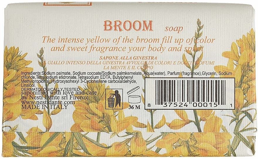 Naturseife Broom - Nesti Dante Passionate Soap Dei Colli Fiorentini Collection — Bild N2