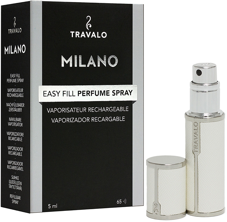 Nachfüllbarer Parfümzerstäuber weiß - Travalo Milano White — Bild N2