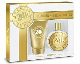 Düfte, Parfümerie und Kosmetik Joaquin Cortes 24k Woman - Duftset (Eau de Toilette 100ml + Körperlotion 150ml)