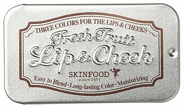 2in1 Lippenbalsam und Creme-Rouge - Skinfood Fresh Fruit Lip & Cheek Trio — Bild N1