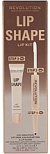 Lippen-Make-up Set - Makeup Revolution Lip Shape Coco Brown  — Bild N2