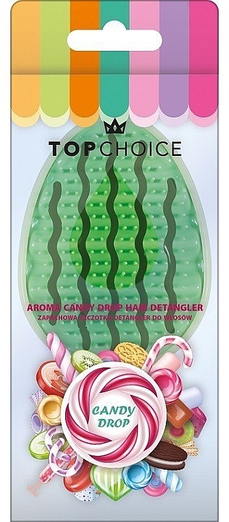Haarbürste Aroma Candy Drop 64395 grün - Top Choice Hair Detangler — Bild N1