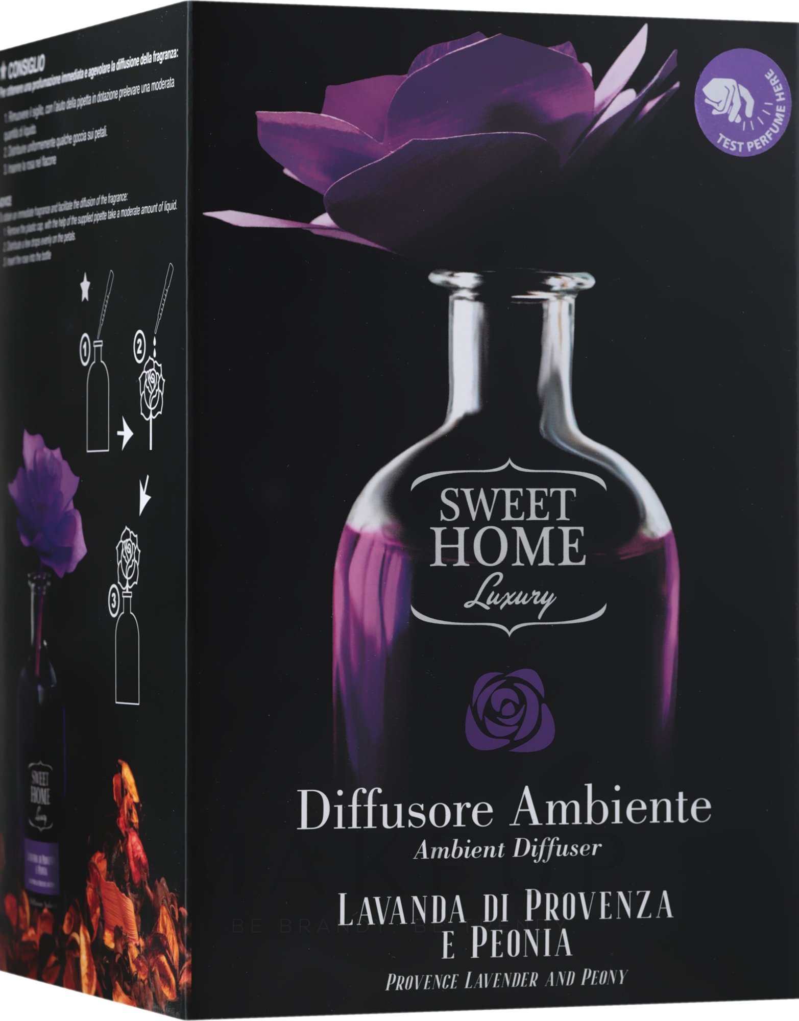 Raumerfrischer Lavendel & Pfingstrose - Sweet Home Collection Lavender Of Provence & Peony Perfumed Diffuser — Bild 250 ml