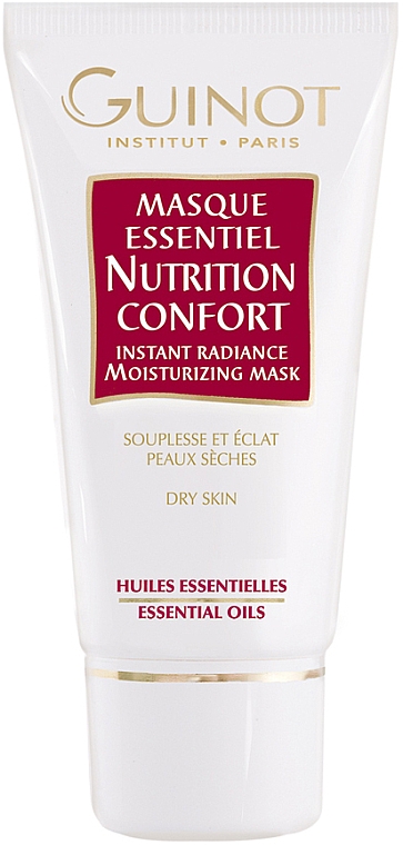 Feuchtigkeitsspendende Gesichtsmaske für trockene Haut mit ätherischen Ölen - Guinot Masque Essentiel Nutrition Confort — Bild N1