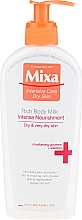 Düfte, Parfümerie und Kosmetik Nährende Körpermilch - Mixa Intensive Care Dry Skin Rich Body Milk