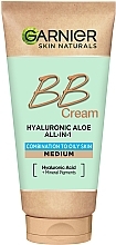Düfte, Parfümerie und Kosmetik BB Creme für Misch- und ölige Haut mit Hyaluronsäure und Aloe Vera - Garnier Hyaluronic Aloe All-In-1
