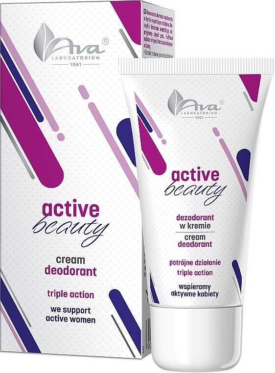 Creme-Deodorant für den Körper - Ava Laboratorium Active Beauty Cream Deodorant — Bild N1