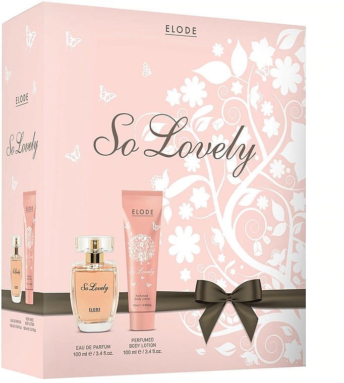 Elode So Lovely - Duftset (Eau de Parfum 100ml + Körperlotion 100ml) — Bild N1