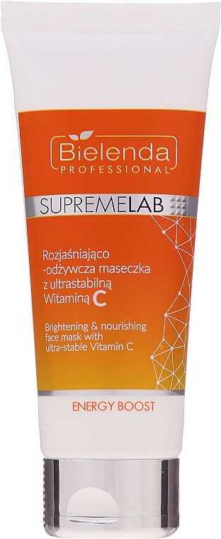 Aufhellende und nährende Gesichtsmaske mit Vitamin C - Bielenda Professional Supremelab Energy Boost — Bild N3