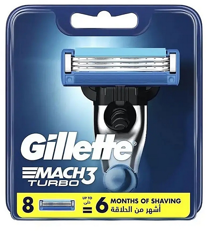 Rasierklingen 8 St. - Gillette Mach3 Turbo — Bild N1