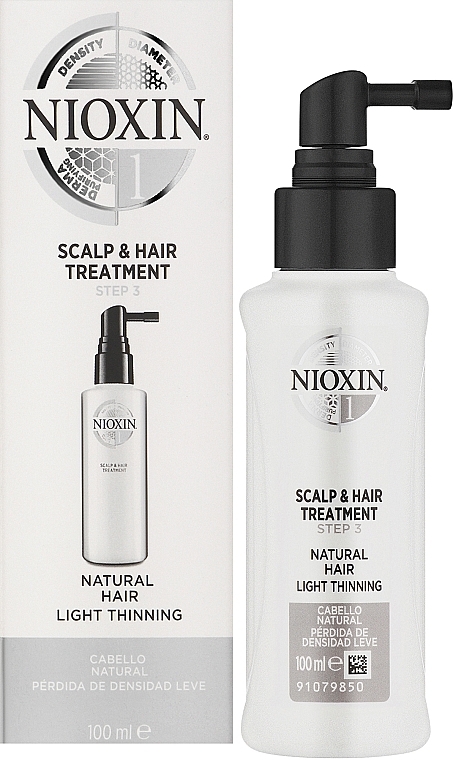 Feuchtigkeitsspendende Kopfhautpflege für normales und kräftiges Haar - Nioxin Thinning Hair System 1 Scalp Treatment — Bild N2