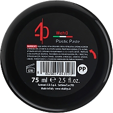 Haarpaste für extrem starken Halt und extrem mattes Finish - Vitality's We-Ho Plastic Paste — Bild N3