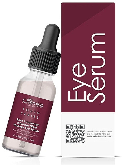 Augenserum für die Nacht - Skin Chemists Youth Series Rose & Lavender Intensive Night Therapy Eye Serum — Bild N5