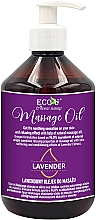 Massageöl mit Lavendelextrakt - Eco U Lavender Massage Oil — Bild N3