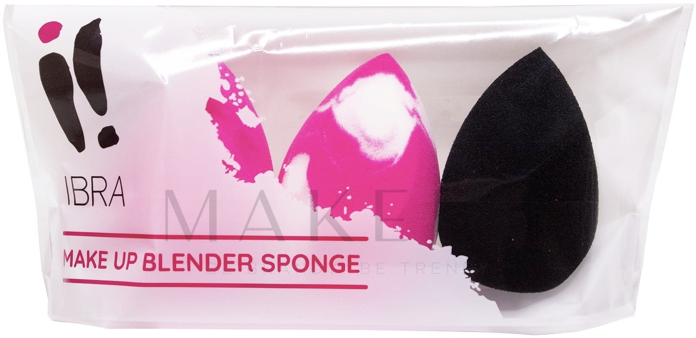 Make-up Schwamm 3 St. mehrfarbig - Ibra Make Up Blender Sponge Trio Mix — Bild 3 St.