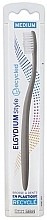 Düfte, Parfümerie und Kosmetik Zahnbürste Style Recycled mittel dunkelgrau - Elgydium Style Recycled Medium Toothbrush