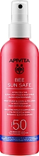 Düfte, Parfümerie und Kosmetik Sonnenschutzspray für Gesicht und Körper SPF 50 - Apivita Bee Sun Safe Hydra Melting Ultra Light Face & Body Spray SPF50