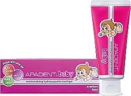 Düfte, Parfümerie und Kosmetik Kinderzahngel - Sangi Apadent Baby Toothgel Strawberry Flavor
