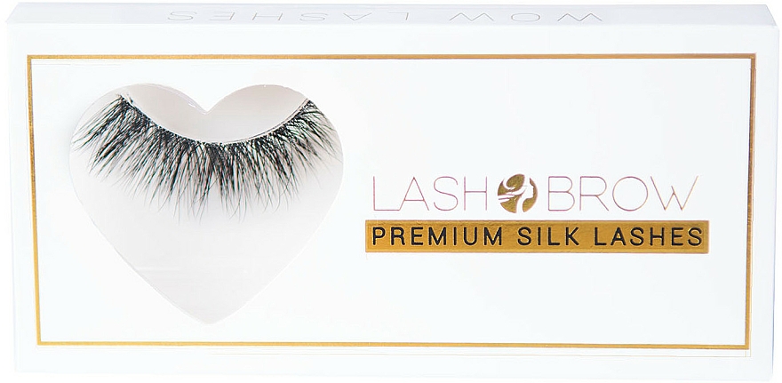 Künstliche Wimpern - Lash Brow Premium Silk Lashes Wow Lashes — Bild N1